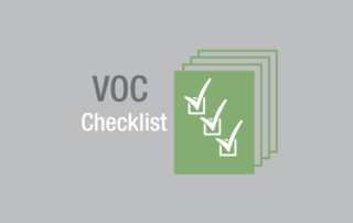VOC emission control checklist