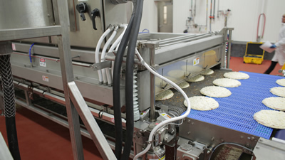 Custom designed pre cheese melter equipment