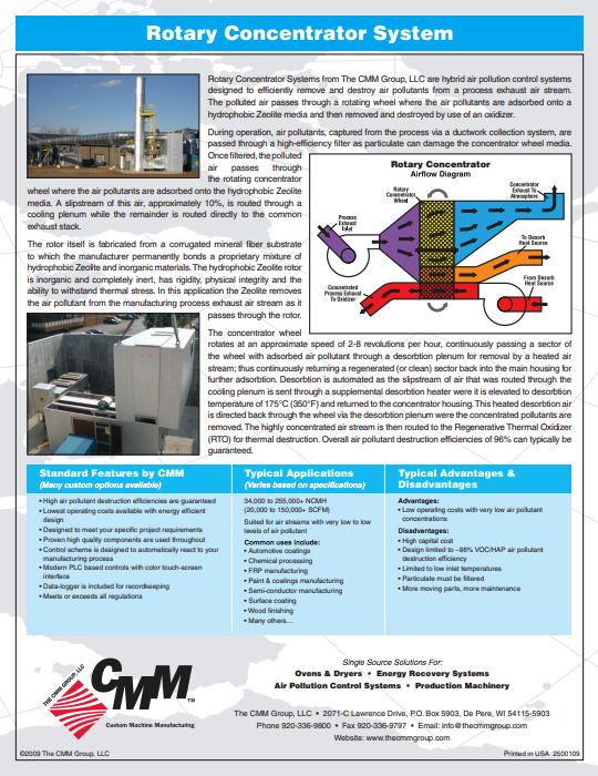 Rotary Concentrator System